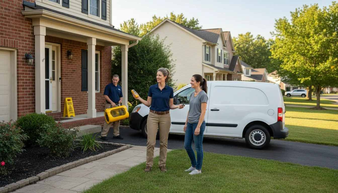 Water restoration image for Dehumidification And Cleanup Services in Surveyor, WV